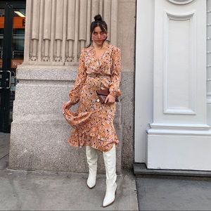 Franco Sarto Shannon Tall Boots White Leather